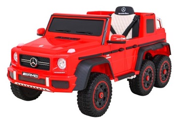 Автомобиль Mercedes G63 AMG на аккумуляторе с 6 светодиодными колесами MP3
