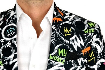 GIOVANNI PERA Marynarka męska D607 oko 64 XXXXL