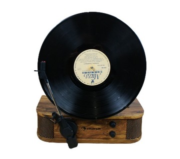 xxx auna 10034589 Pionowy gramofon retro