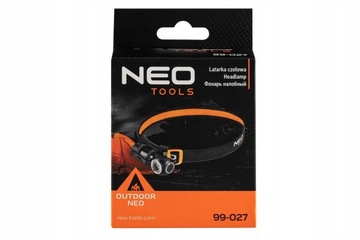 NEO USB аккумуляторный налобный фонарь 90м 600LM