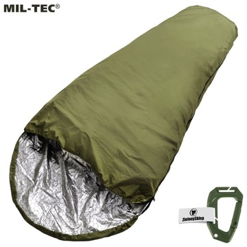 Тепловой спальный мешок жизни мама мил-тек алюминиевый водонепроницаемый 250 г