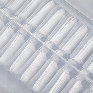 Формы DUAL FORM для геля, акрилового геля, квадратные, 220 шт.