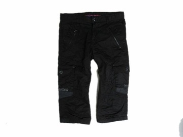 MENS FASHION ___ CZARNE SPODENKI BOJÓWKI _____ M