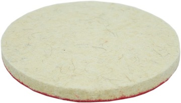 FILC POLERSKI NA RZEP 125mm grubość 6 mm