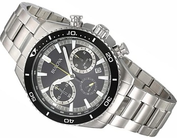 ORYGINALNY ZEGAREK MĘSKI BULOVA 98B298 CHRONO PRECISIONIST WR100 +BOX 45mm