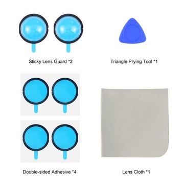 1/2/3/5 . / комплект чехлов на линзы для Insta 360