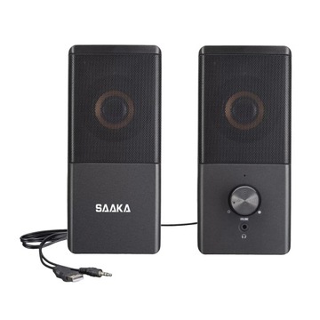 2x Głośnik stołowy typu C, zasilany przez USB