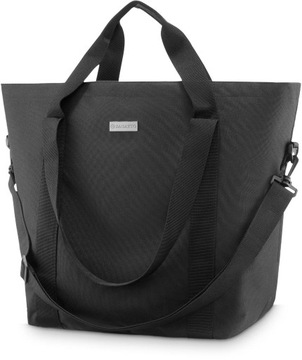 Torebka damska shopper czarna pojemna miejska torba na ramię duża ZAGATTO