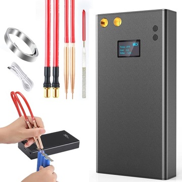 АППАРАТ ДЛЯ ТОЧЕЧНОЙ СВАРКИ НА 18650 ЭЛЕМЕНТОВ + НИКЕЛЕВЫЙ ЛИСТ 7500 МАЧ