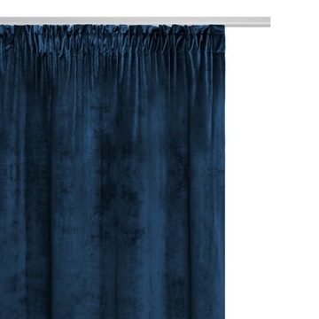 ZASŁONA GOTOWA NA TAŚMIE ŻABKI VELVET VELUR ZACIEMNIAJĄCA GRUBA 140x300 CM