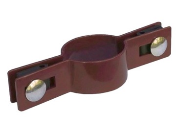 OBEJMA przelotowa fi 42 mm do paneli 5 mm BRĄZOWA