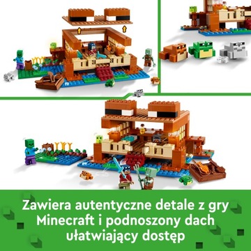 LEGO Minecraft Домик лягушки 21256