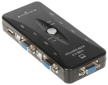ПЕРЕКЛЮЧАТЕЛЬ VGA + USB VGA + USB-SW-4/1