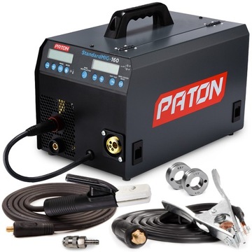 SPAWARKA MIGOMAT PATON PSI 160 STANDARD MIG MAG MMA TIG 3W1 IGBT ZESTAW