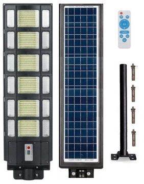 LAMPA LED SOLARNA LATARNIA ULICZNA 1500W PREMIUM