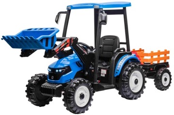 TRAKTOR NA AKUMULATOR 24V7Ah PILOT 400W 24V ŁYŻKA PRZYCZEPKA USB ŚWIATŁA