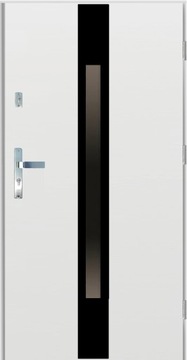 Drzwi zew. 72mm SI28CP BLACK Czyste pow Ud=1,3 90P