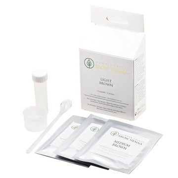 Henna w proszku pudrowa light brown Brow Henna
