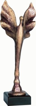 Statuetka figurka odlew Wiktor Skrzydła 27cm + tabliczka z nadrukiem