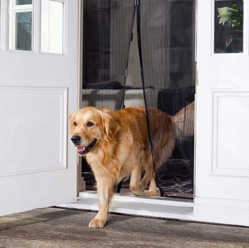 MOSKITIERA DRZWI MAGNETYCZNA ZASŁONA NA OKNO BALKONOWE 90x230 MAGNES KOMAR