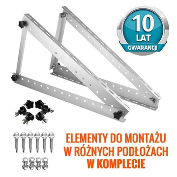 2x Ekierka trójkąt PV fotowoltaika podpora 712reg.