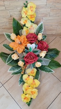 Цветы Украшение могилы на кладбище НАБОР букета