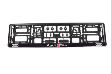 RAMKA TABLICY REJESTRACYJNEJ AUDI SLINE 1szt