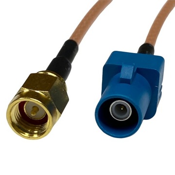 Pigtail FAKRA wtyk / SMA wtyk RG316 4m