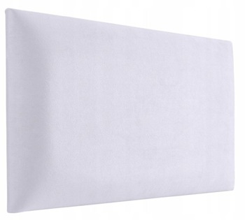 Panel tapicerowany ŚNIEŻNA BIEL 50x30 cm welur KKP