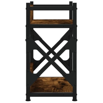 Подставка для принтера, 2-х ярусная, дуб дымчатый 40х20х40 см.