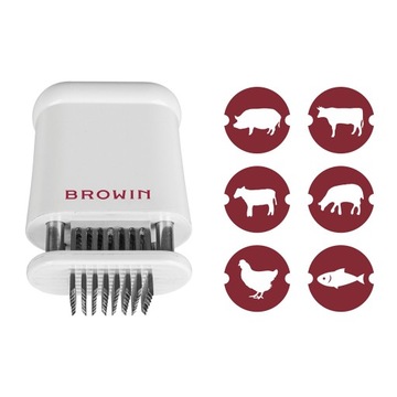 ПЕРФОРАТОР ДЛЯ НАРЕЗКИ СТЕЙКИ 56 ЛЕЗВИЙ НЕРЖАВЕЮЩАЯ СТАЛЬ