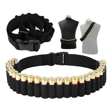 25 rund Shotgun Bandolier Bandolier dla 12GA 20GA pojemnik na naboje amunic