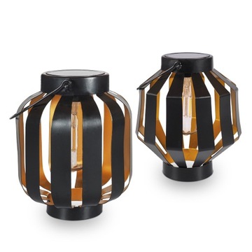 Lampa lampy solarne latarenki LED ogrodowa 2szt