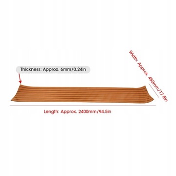 НАПОЛЬНЫЙ КОВрик ТИК ЭВА ДЛЯ ЯХТЫ 240X45