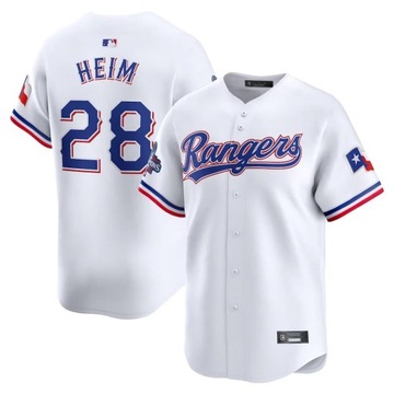 Koszulka deGrom White Texas Rangers 2024 Gold Collection z limitowanej kole