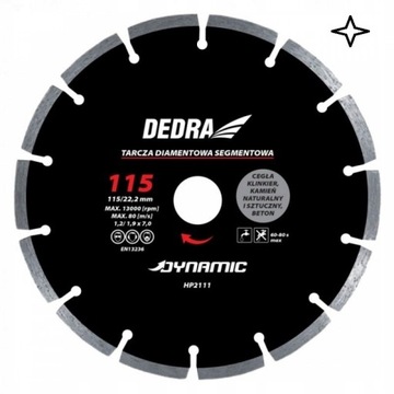 DEDRA TARCZA SEGMENTOWA DYNAMIC 180mmx22,2 HP2114