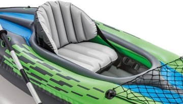 Надувной каяк Challenger K1 274 x 76 x 33 см INTEX 68305 +НАСОС +ВЕСЛО