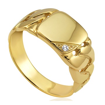 ЗОЛОТАЯ ПЕЧАТЬ С БРИЛЛИАНТОМ СУПЕР ЦЕНА 333 8К R24