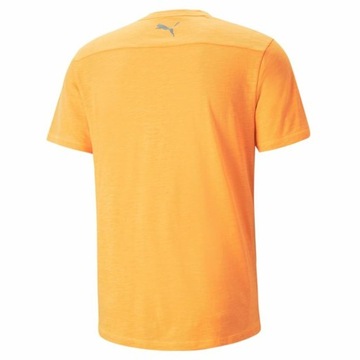 Koszulka z krótkim rękawem Męska Puma Żółty Męż
