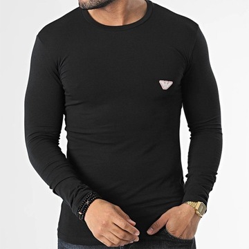 Emporio Armani koszulka longsleeve czarna 111023-3R512-0020 M