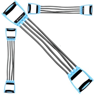 EKSPANDER DO ĆWICZEŃ FITNESS SIŁOWNIA 4 GUM EXPANDER NAPINACZ HMS