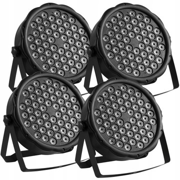 Колорофон LED PAR RGBW сценический прожектор 54 светодиода DMX 60-160 Вт