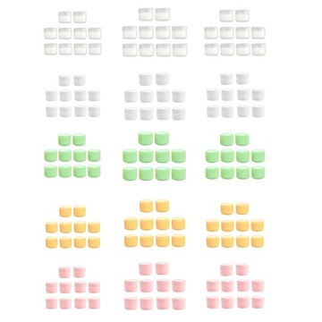 Пустой контейнер с жидким лосьоном, 20 г, с пластиковой крышкой, 0 г, белый-50 г