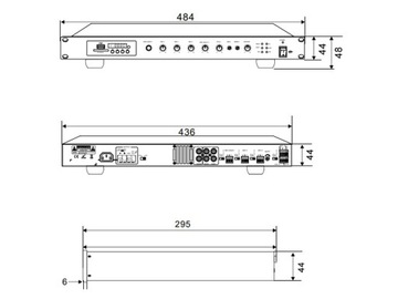 ITC T-1120TBV Звуковая панель управления