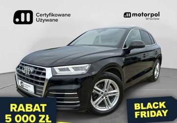 Audi Q5 II SUV 2.0 TFSI 252KM 2017 Audi Q5 Sport S-Line, Tempomat, GPS, Kamera 360, Hak, BangOlufsen, Salon PL
