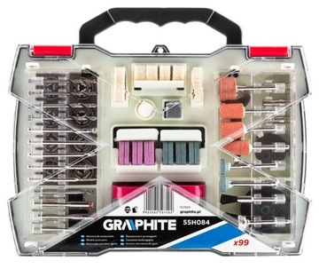 ГРАФИТОВЫЕ АКСЕССУАРЫ НАСАДКИ ДЛЯ МИНИ-Шлифмашины 99 шт.