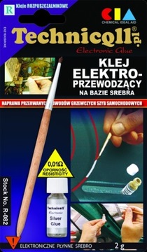 Klej elektroprzewodzący Technicqll R-082 2 ml