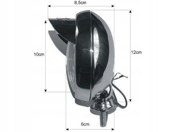 РАМА СО СВЕТОВЫМИ ПОЛОСАМИ HONDA VTX1300 VTX 1300 РЕТРО