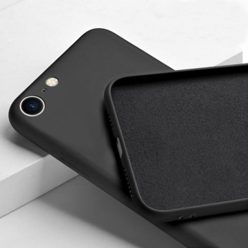 ЧЕХОЛ ДЛЯ IPHONE 7/8/SE 2020 СИЛИКОНОВЫЙ ЦВЕТ + СТЕКЛО