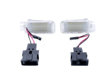 LAMPKA LED PODŚWIETLENIA WNĘTRZA DRZWI NÓG AUDI *